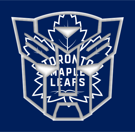 Autobots Toronto Maple Leafs logo iron on paper